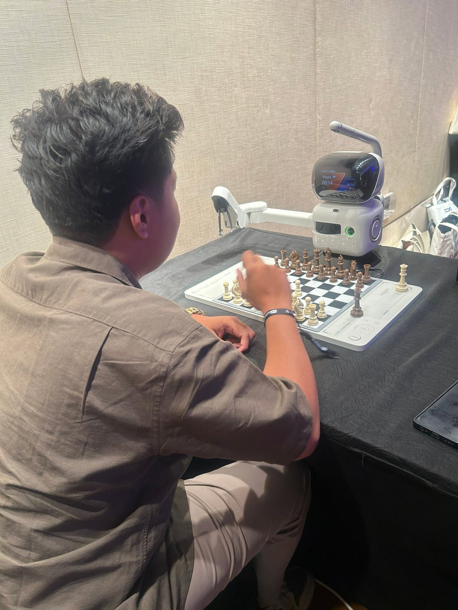 Chess vs. a robotic arm