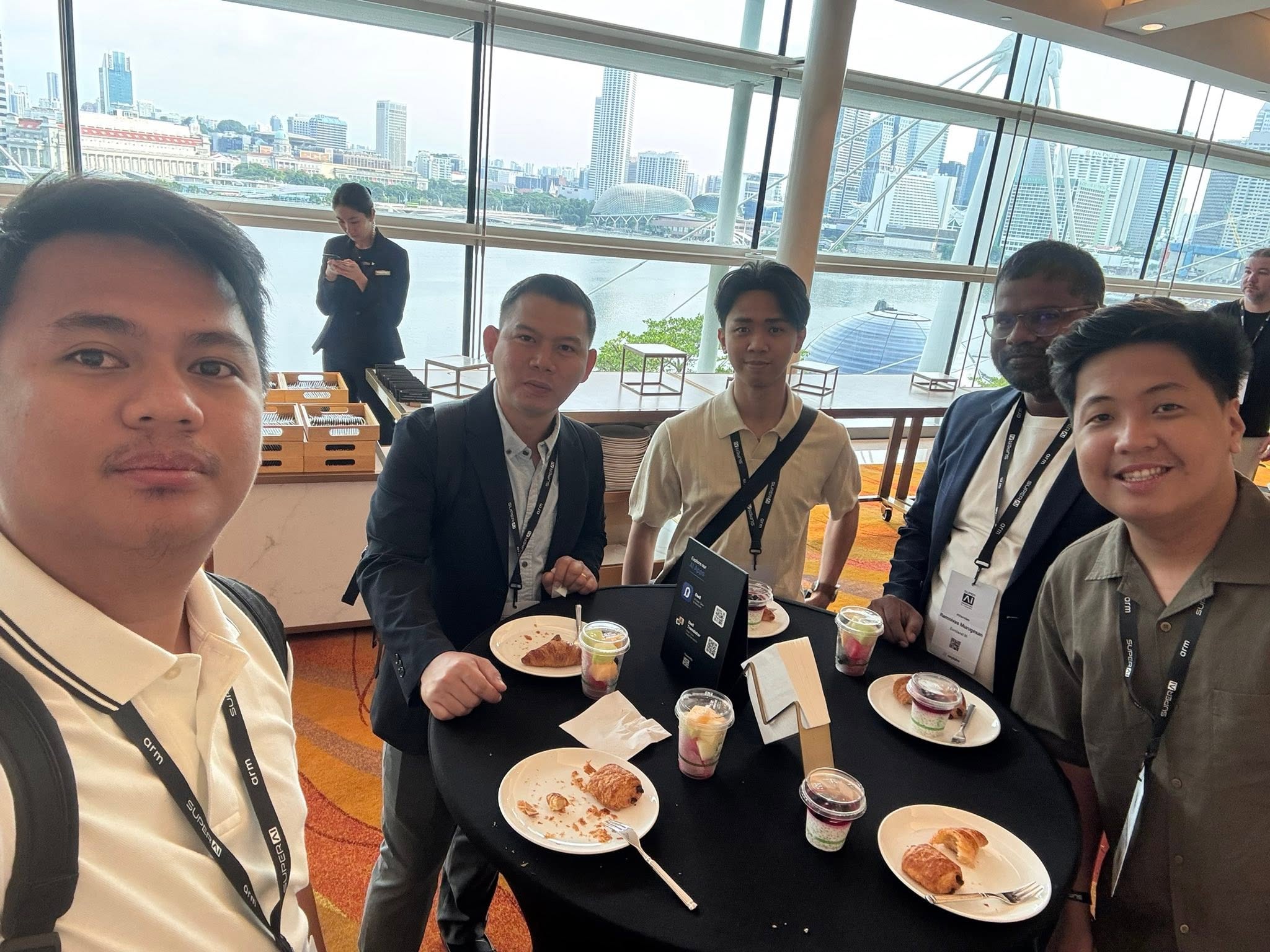 Team at SUPER AI conference